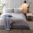 Appletree Anson Stripe Duvet Cover Set in Grey