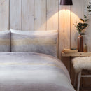 Appletree Anson Stripe Duvet Cover Set in Grey