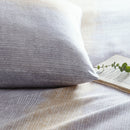 Appletree Anson Stripe Duvet Cover Set in Grey