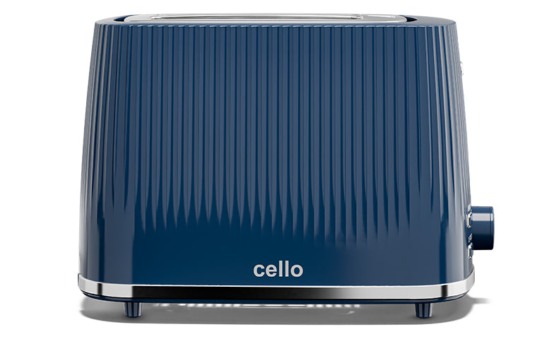 Stilo Box Toaster Cello Textured 2 Slice Toaster