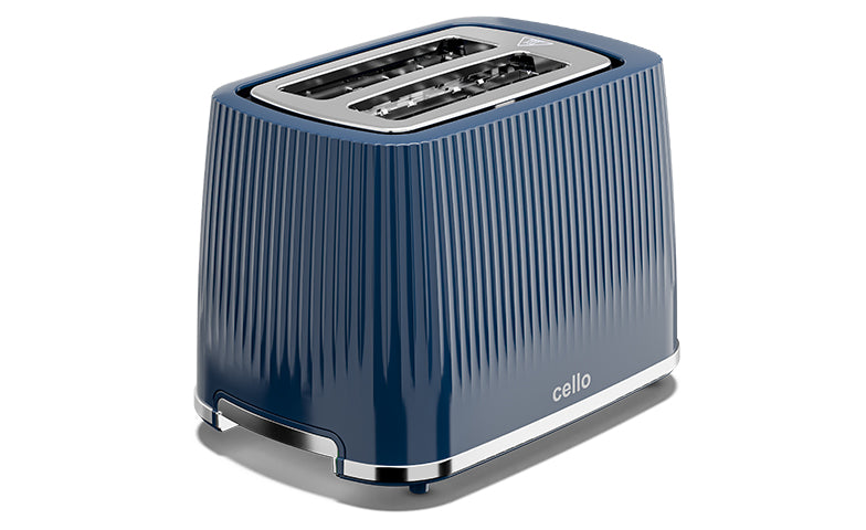 Stilo Box Toaster Cello Textured 2 Slice Toaster