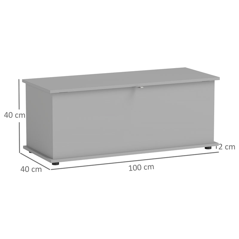 HOMCOM Storage Chest With Lid, 113L Storage Box