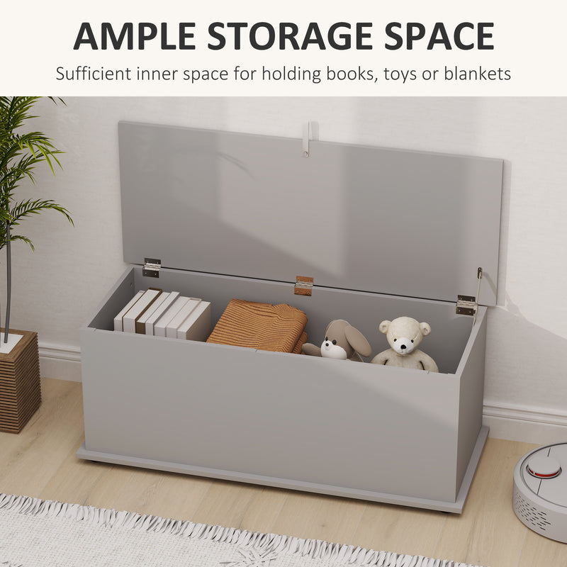 HOMCOM Storage Chest With Lid, 113L Storage Box