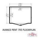 Avance Pent Summerhouse