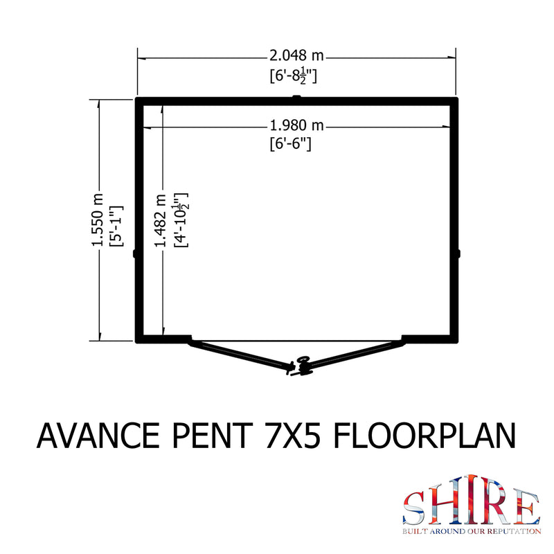 Avance Pent Summerhouse