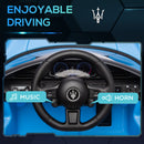 AIYAPLAY White Maserati MC20 Licensed 12V Kids Ride On Car W/ Remote