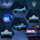 AIYAPLAY White Maserati MC20 Licensed 12V Kids Ride On Car W/ Remote