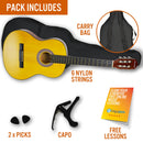 3rd Avenue Full Size Classical Guitar Pack