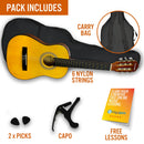3rd Avenue 1/2 Size Classical Guitar Pack