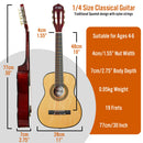 3rd Avenue 1/4 Size Classical Guitar Pack - Natural