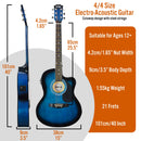3rd Avenue Cutaway Electro Acoustic Guitar Pack - Blueburst