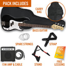 3rd Avenue Bass Guitar Starter Pack - Black