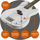 3rd Avenue Bass Guitar Starter Pack - White
