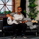 3rd Avenue Bass Guitar Starter Pack - White