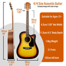 3rd Avenue MX Cutaway Acoustic Guitar Pack - Sunburst