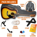 3rd Avenue MX Cutaway Electro Acoustic Guitar Pack - Sunburst