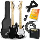 3rd Avenue Junior Electric Guitar Pack - Black & White