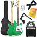 3rd Avenue Bass Guitar Starter Pack - Green