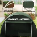 Outsunny 8 x 4 ft Garden Storage Shed Tent Bike Tent, Green