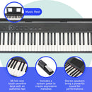 Axus AXD55 88 Note Digital Stage Piano Bundle with Bench, Stand and Headphones