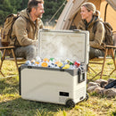 Outsunny Compressor Car Fridge Freezer, Camping Refrigerator W/ App Control