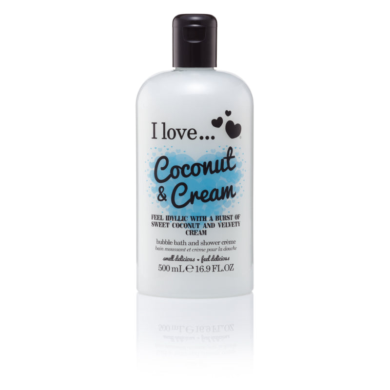 I Love Bath & Shower Cream Coconut & Cream 500ml