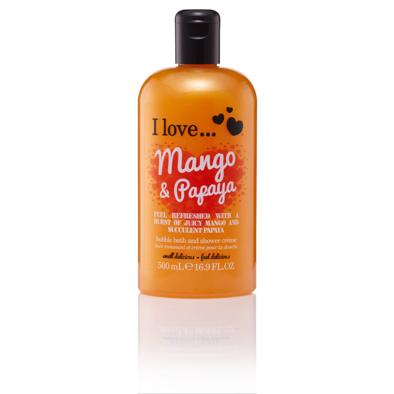 I Love Bath & Shower Cream Mango & Papaya 500ml