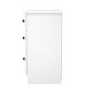 Clarence Ready Assembled Double Pedestal Desk in White Gloss & White