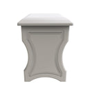 Clarence Ready Assembled Stool in White Gloss & White