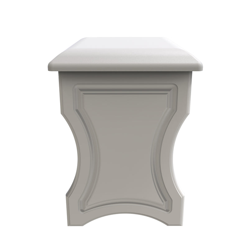 Clarence Ready Assembled Stool in White Gloss & White