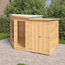 Barclay Corner Summerhouse With Side Shed