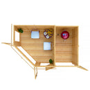 Barclay Corner Summerhouse With Side Shed