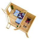 Barclay Corner Summerhouse With Side Shed