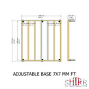 Shire 7 Ft X 7 Ft Base Kit