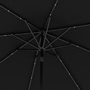 Outsunny 24 LED Solar Powered Parasol Umbrella Garden Tilt Outdoor String Light