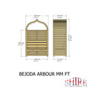 Bejoda Pressure Treated Arbour