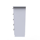 Harrow Ready Assembled 5 Drawer Chest in White Ash