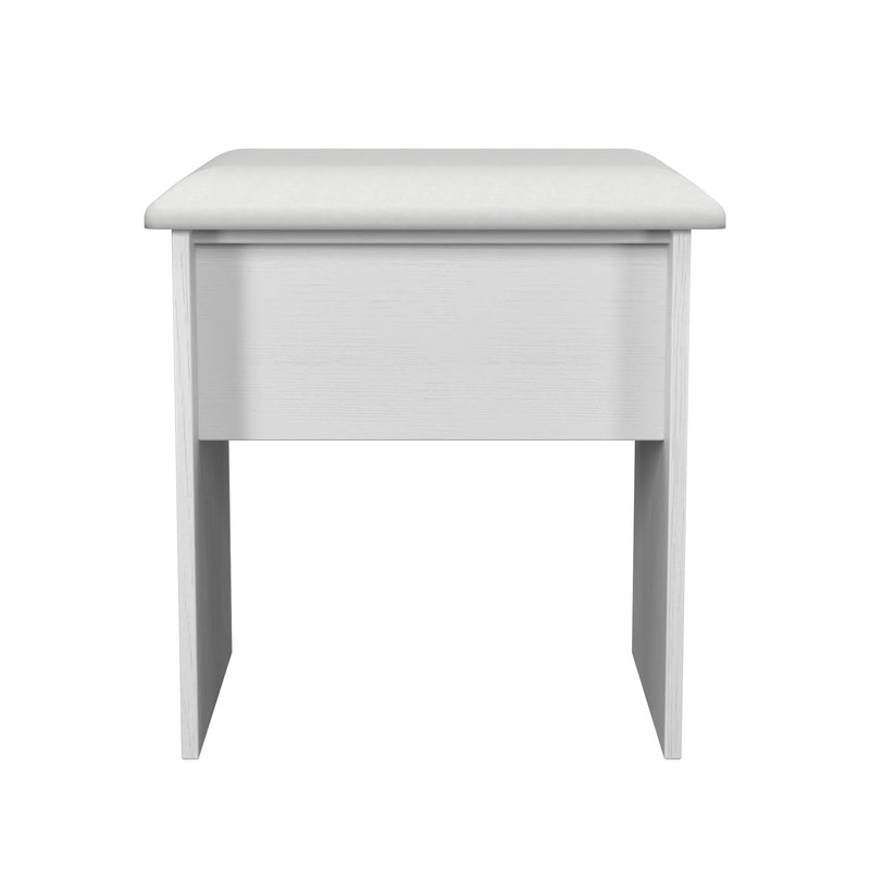 Harrow Ready Assembled Stool in White Ash
