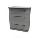 Harrow Ready Assembled 3 Drawer Deep Chest in Dusk Grey
