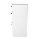 Harrow Ready Assembled 3 Drawer Deep Chest in White Ash