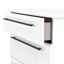 Harrow Ready Assembled 3 Drawer Deep Chest in White Ash