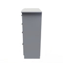 Harrow Ready Assembled 4 Drawer Deep Chest in Dusk Grey