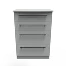 Harrow Ready Assembled 4 Drawer Deep Chest in Dusk Grey