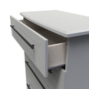 Harrow Ready Assembled 4 Drawer Deep Chest in Dusk Grey