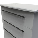 Harrow Ready Assembled 4 Drawer Deep Chest in Dusk Grey