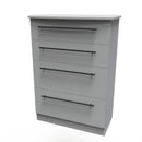 Harrow Ready Assembled 4 Drawer Deep Chest in Dusk Grey