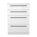 Harrow Ready Assembled 4 Drawer Deep Chest in White Ash