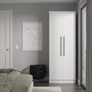 Harrow Ready Assembled 2 Door Wardrobe in White Ash