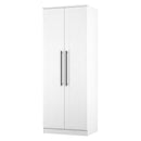 Harrow Ready Assembled 2 Door Wardrobe in White Ash