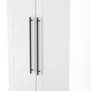 Harrow Ready Assembled 2 Door 2 Drawer Wardrobe in White Ash